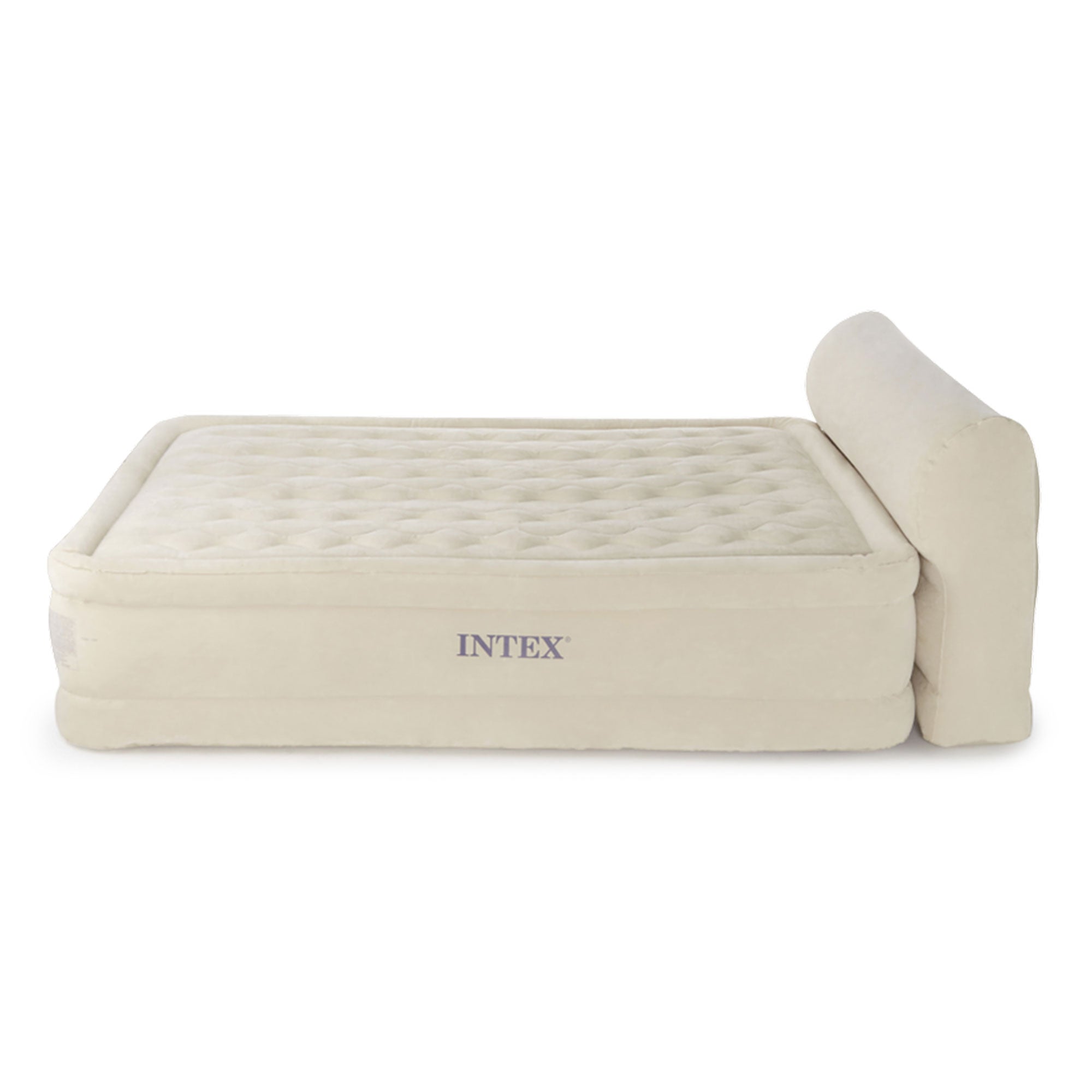Intex Ultra Plush Elevated DuraBeam Airbed with Built-In Pump & Headboard, Queen