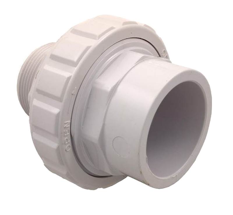Hayward 1-1/2" MIP White ABS Flush Male/Female Socket Union | SP14953S(Open Box)