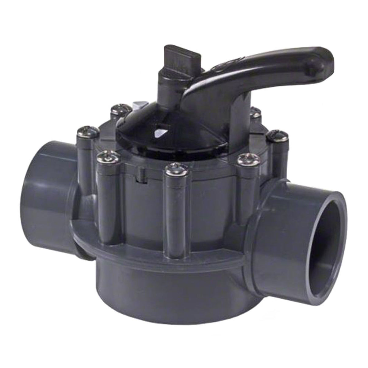 Hayward PSV Swimming Pool 2 Way 1.5 x 2 Inch PVC Water Diverter Valve (Used)