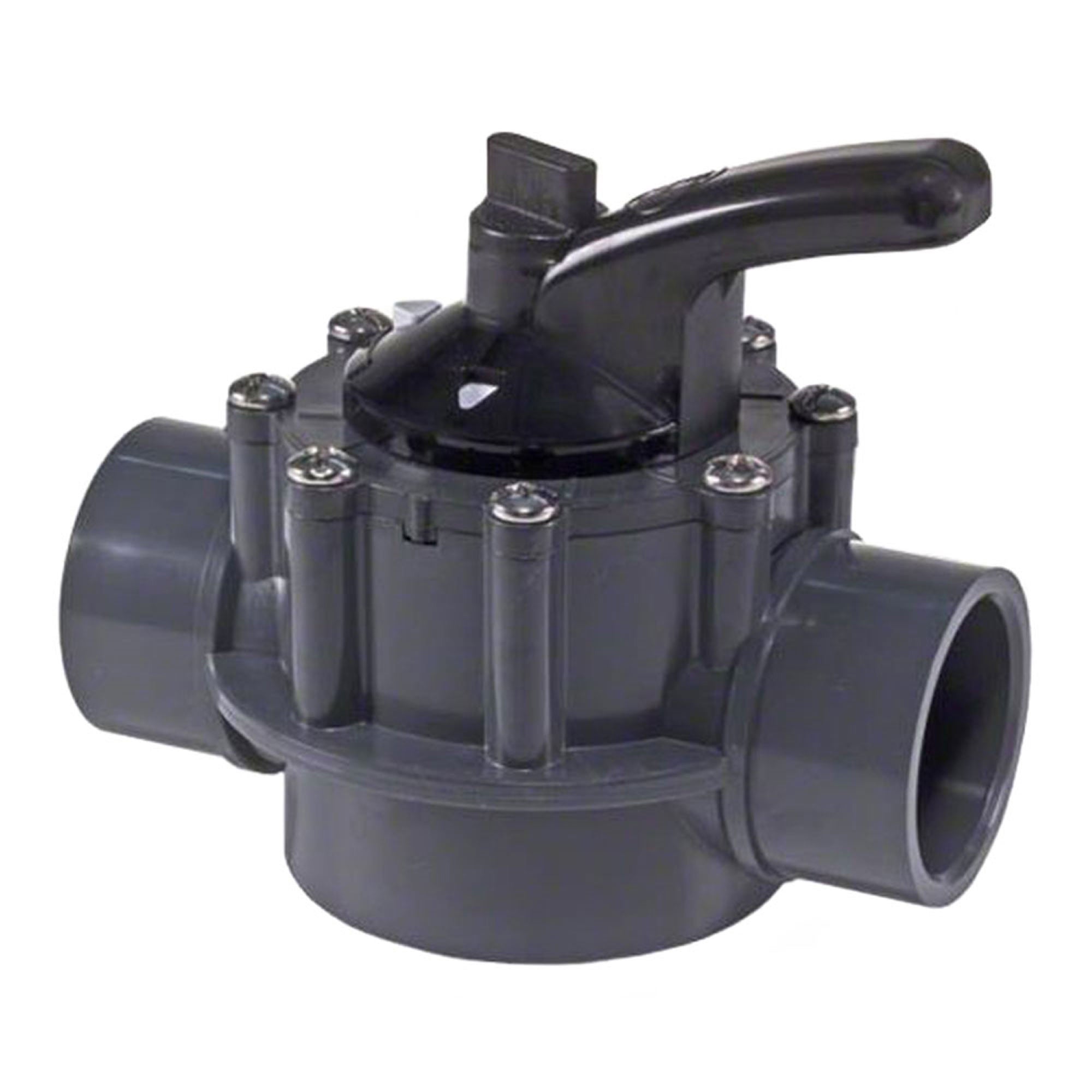 Hayward PSV Swimming Pool 2 Way 1.5 x 2 Inch PVC Water Diverter Valve (Used)