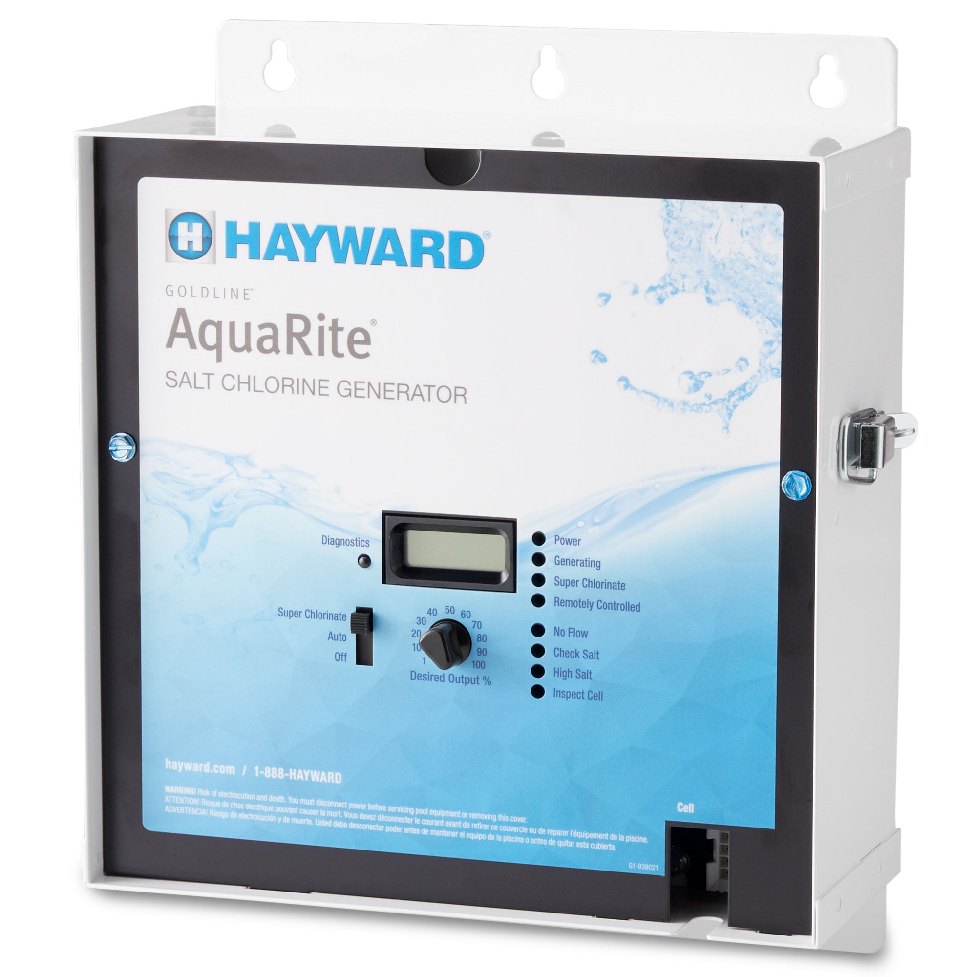 Hayward AquaRite Salt Pool Chlorinator Control Box w/ 40,000 Gal Cell (Open Box)