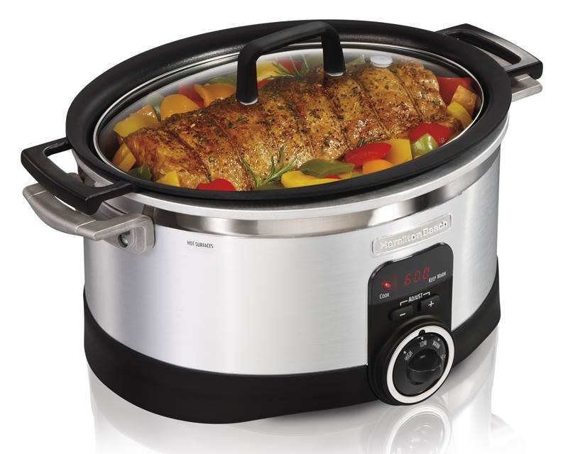 Hamilton Beach 33567 Automatic 6 Qt. Digital Stovetop Slow Cooker - Open Box