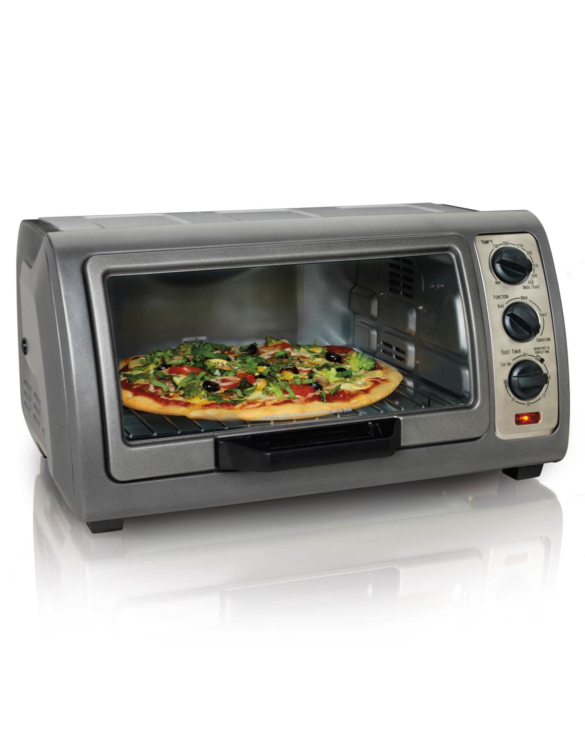 Hamilton Beach 31126 6-Slice Easy Reach Toaster Oven with Timer (Open Box)