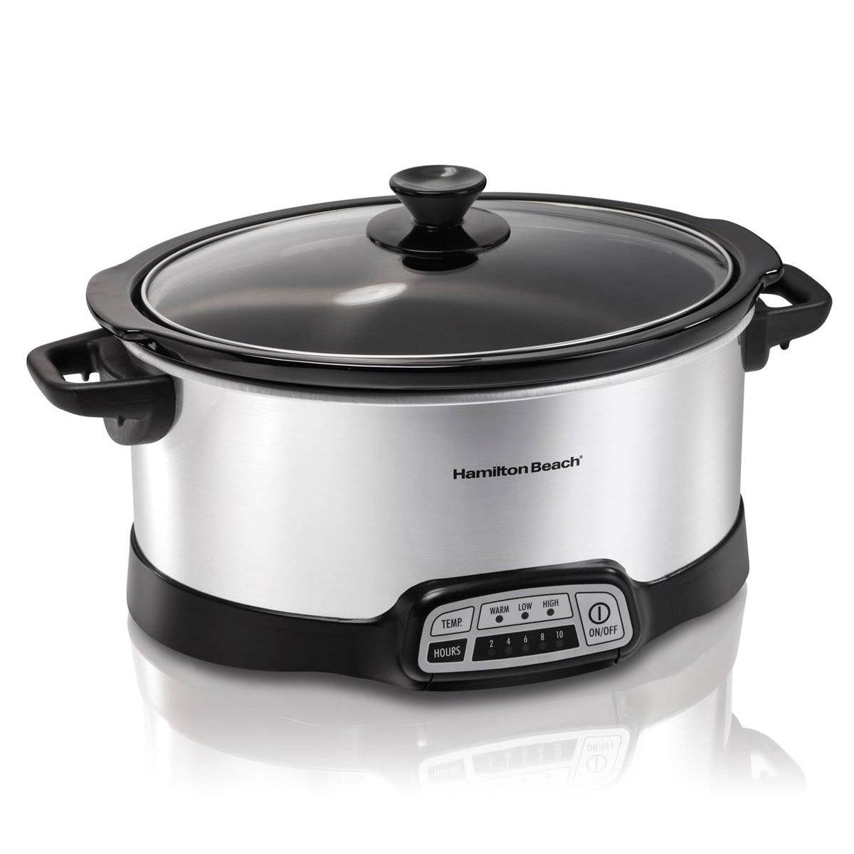 Hamilton Beach Countertop 7 Qt Programmable Slow Cooker & 150 Recipe Cookbook