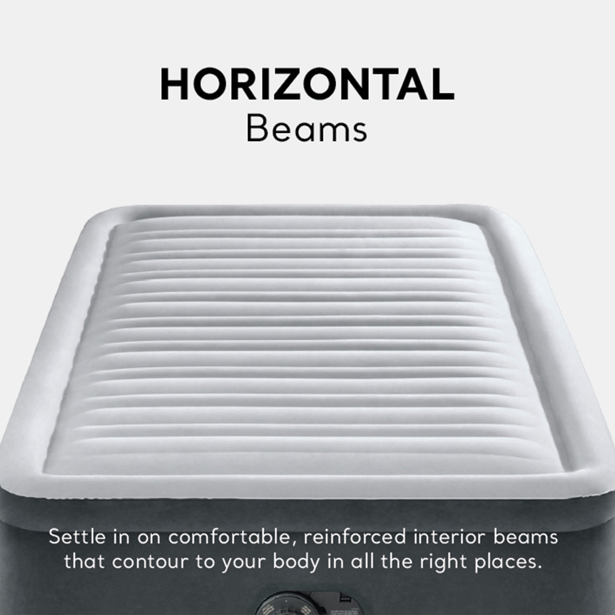 Intex Twin Dura Beam Comfort Plush Airbed Mattress with Built In Pump(For Parts)