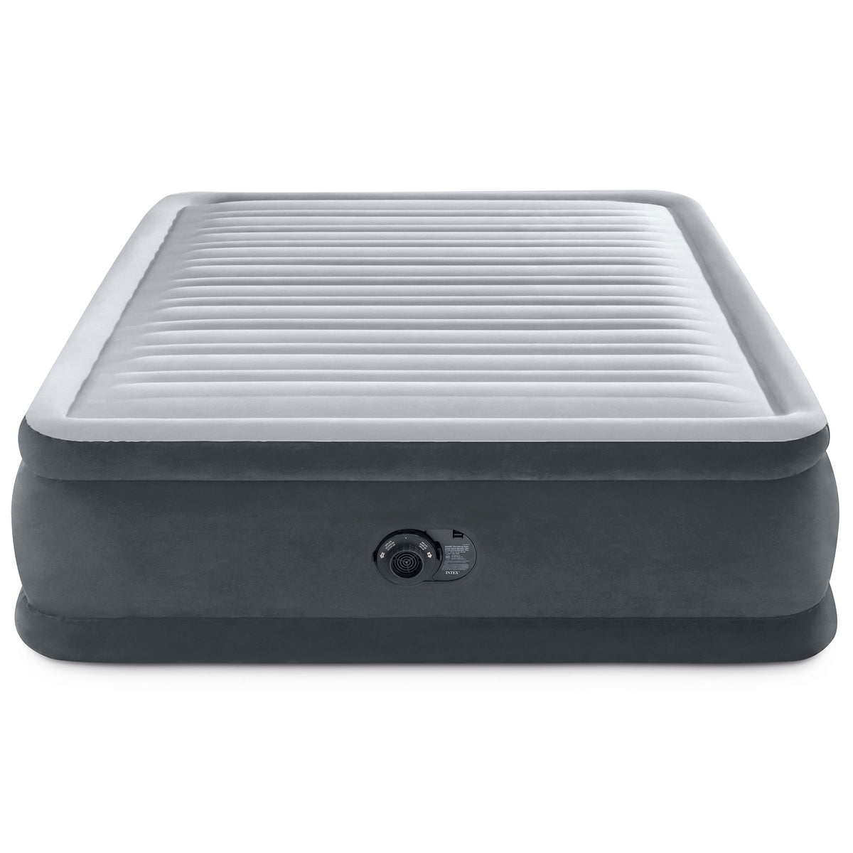 Intex Dura Beam Deluxe Pillow Raised Bed with Built In Pump, Queen Air Mattress