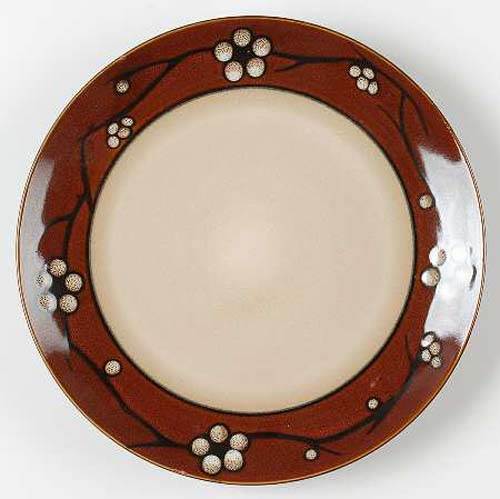 Pfaltzgraff 16-Piece Round Dinnerware Stoneware Set, Red and Beige (Open Box)