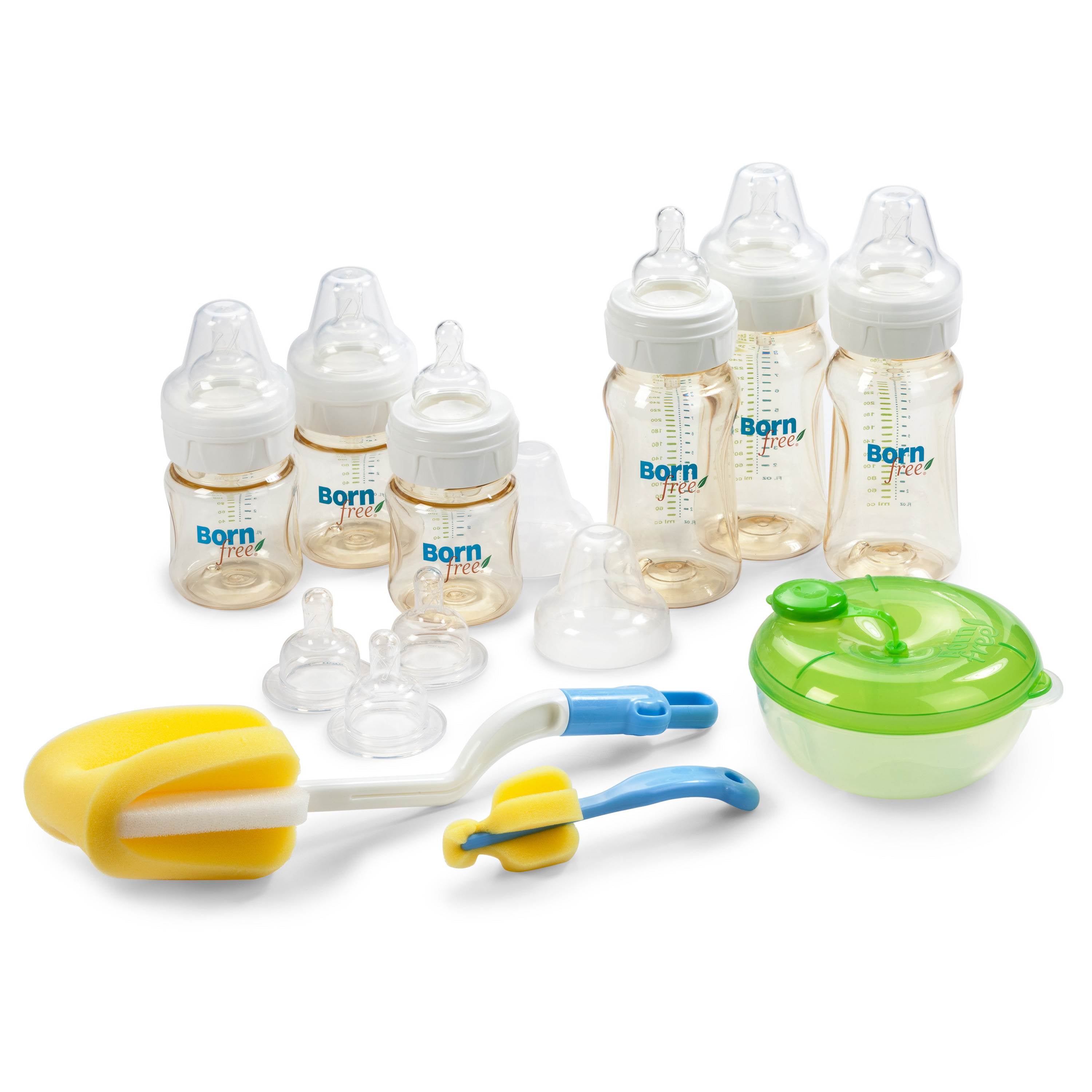 Born Free Classic Starter Baby Bottle Gift Set w/ Accessories (Open Box)