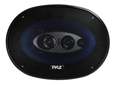 Pyle 6x9" 400 Watts 4-Way Car Coaxial Speakers Audio Stereo Blue (Refurbished)