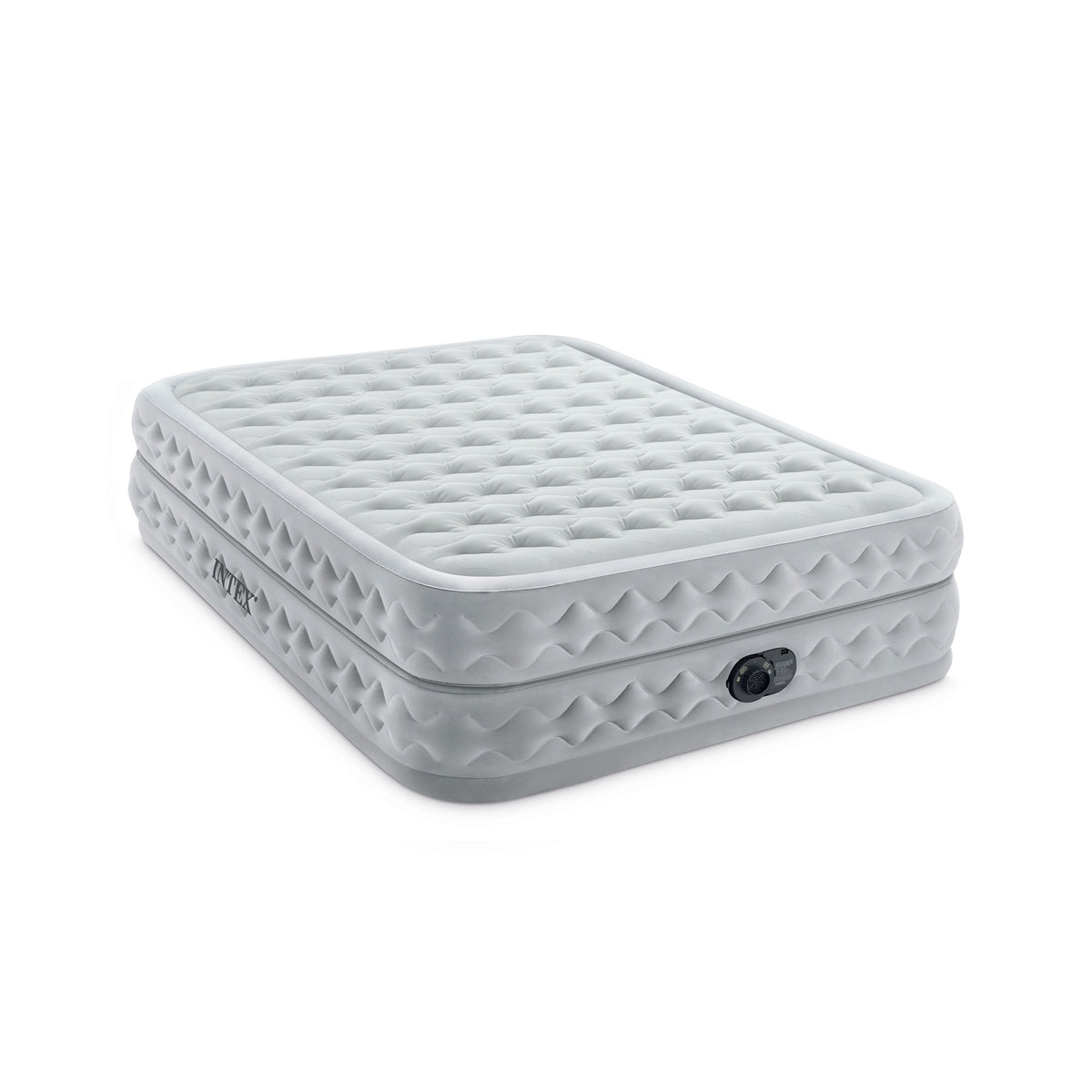 Intex Dura Beam Supreme Air Flow Air Mattress with Built In Pump, Queen (Used) - VMInnovations