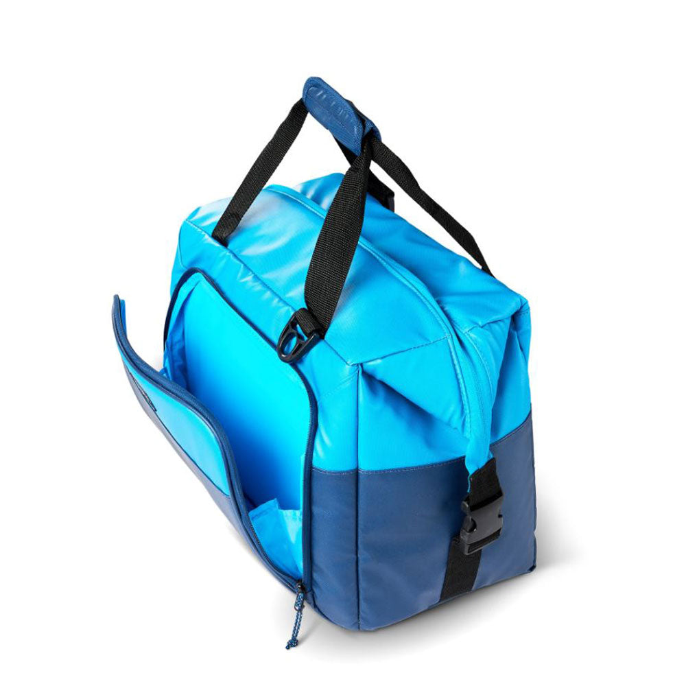 Igloo Adjustable Insulated Snapdown 36 Can Cooler Bag, Blue and Navy (Open Box)