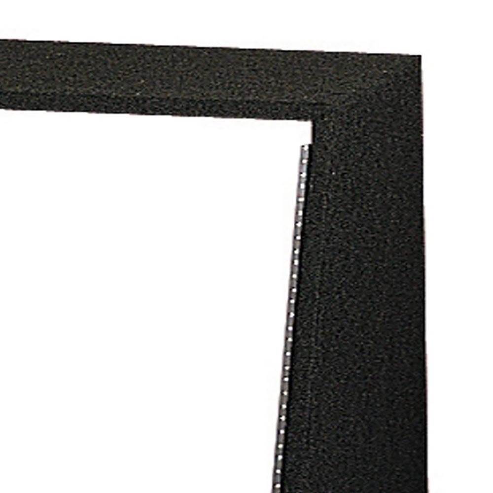 Odyssey 12 Space 12U Angled Face Open Back Carpeted Studio Storage Rack, Black - VMInnovations