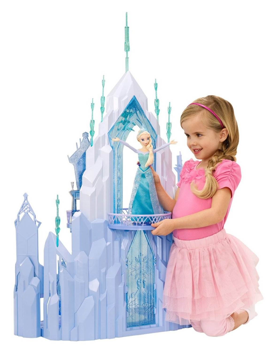 Mattel Disney Frozen Princess Elsa Ice Castle Dollhouse Play Set | CMG65