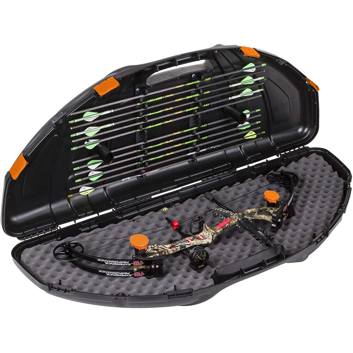 Flambeau 6460SC Old Flam Single Compound Bow Archery Carry Case, Black (Used)