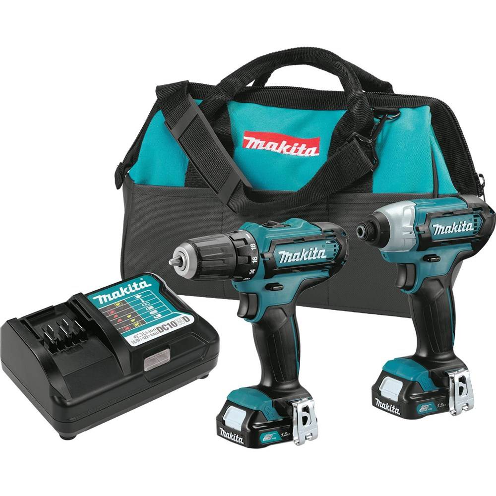 Makita CT226 12V Max Lithium-Ion Cordless Impact Drill Driver Combo (Open Box)