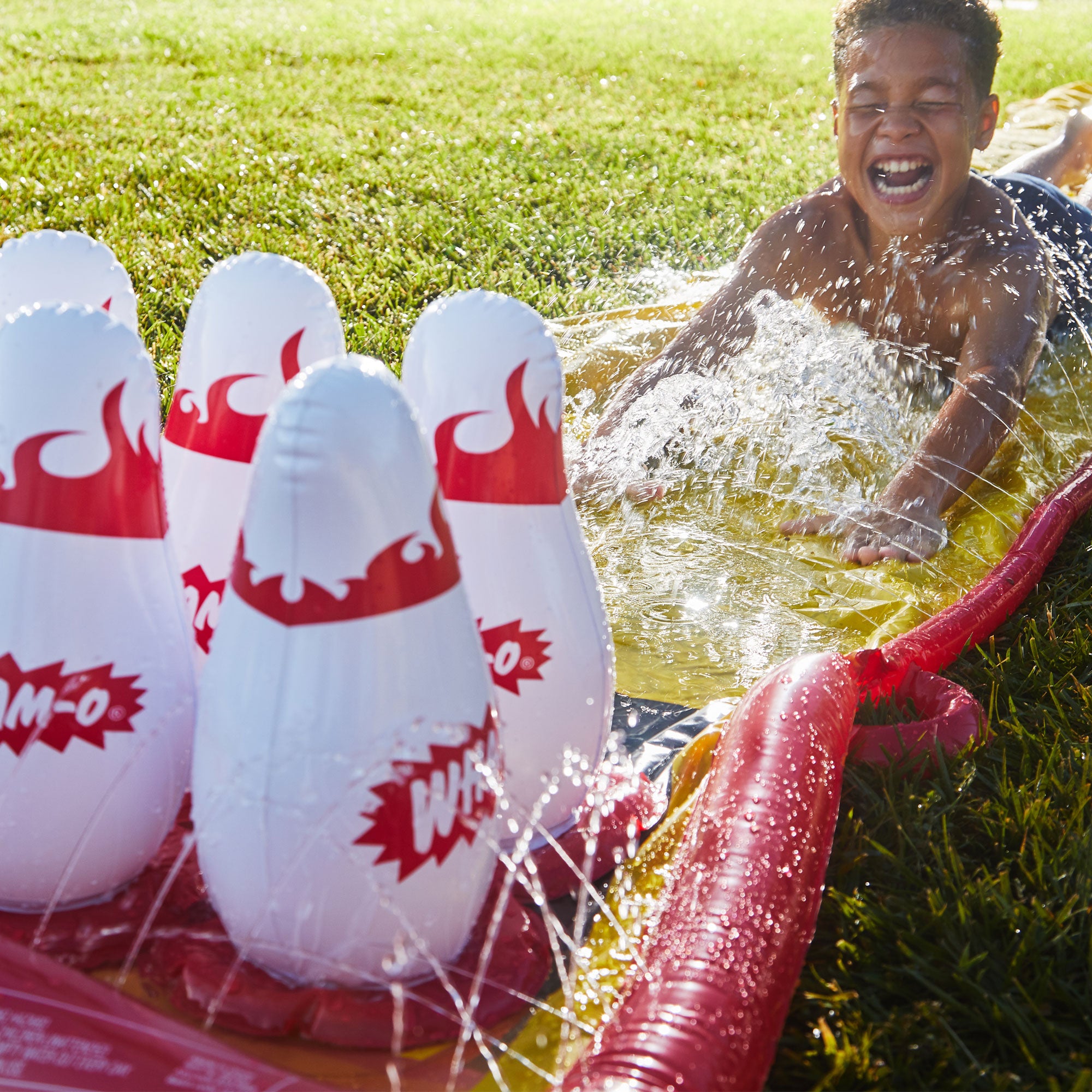 Wham-O Splash 'N Bowl Outdoor Slip 'N Slide with 6 Inflatable Pins (Open Box)