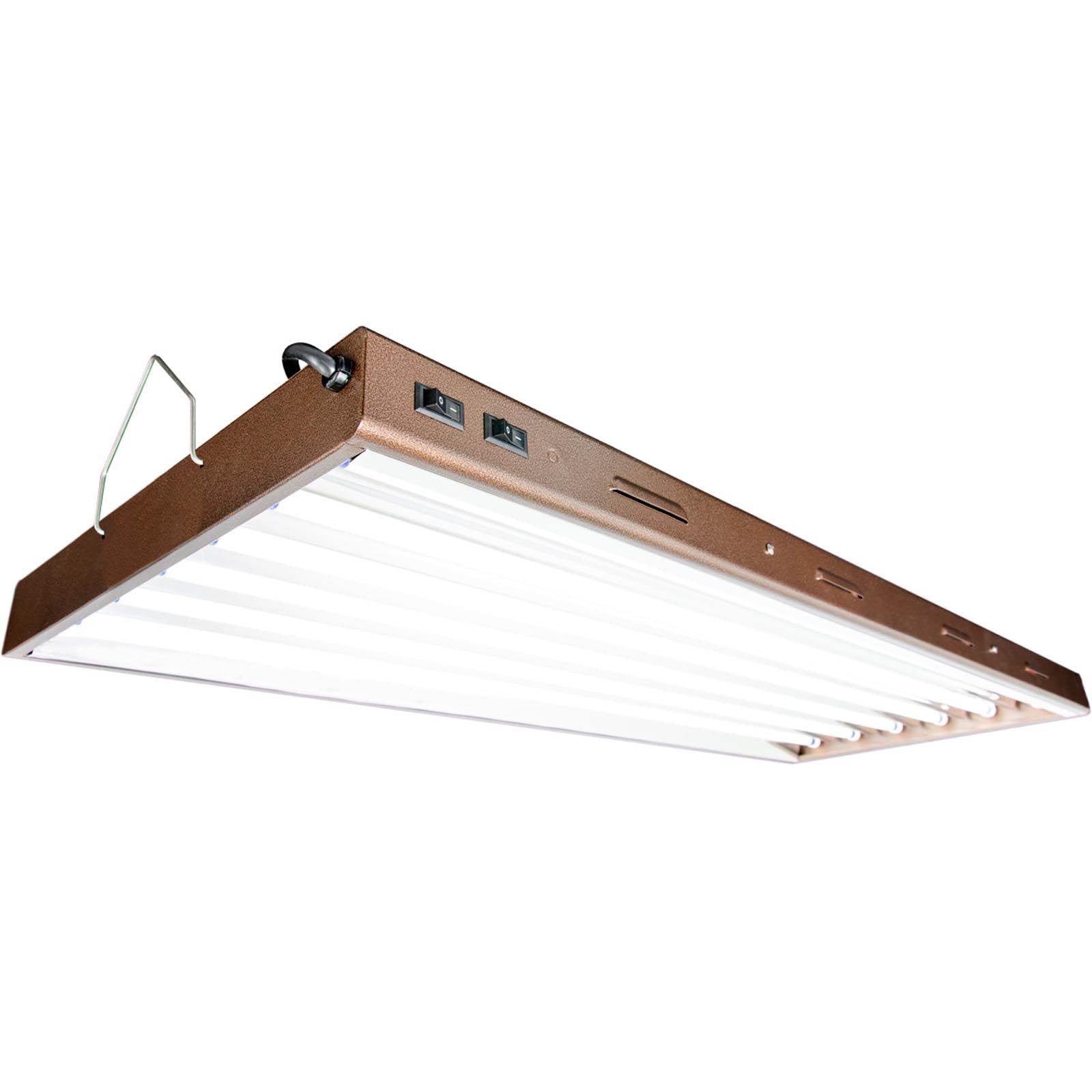 Hydrofarm Agrobrite Designer 4' 6-Tube Grow Light Fixture System - Open Box