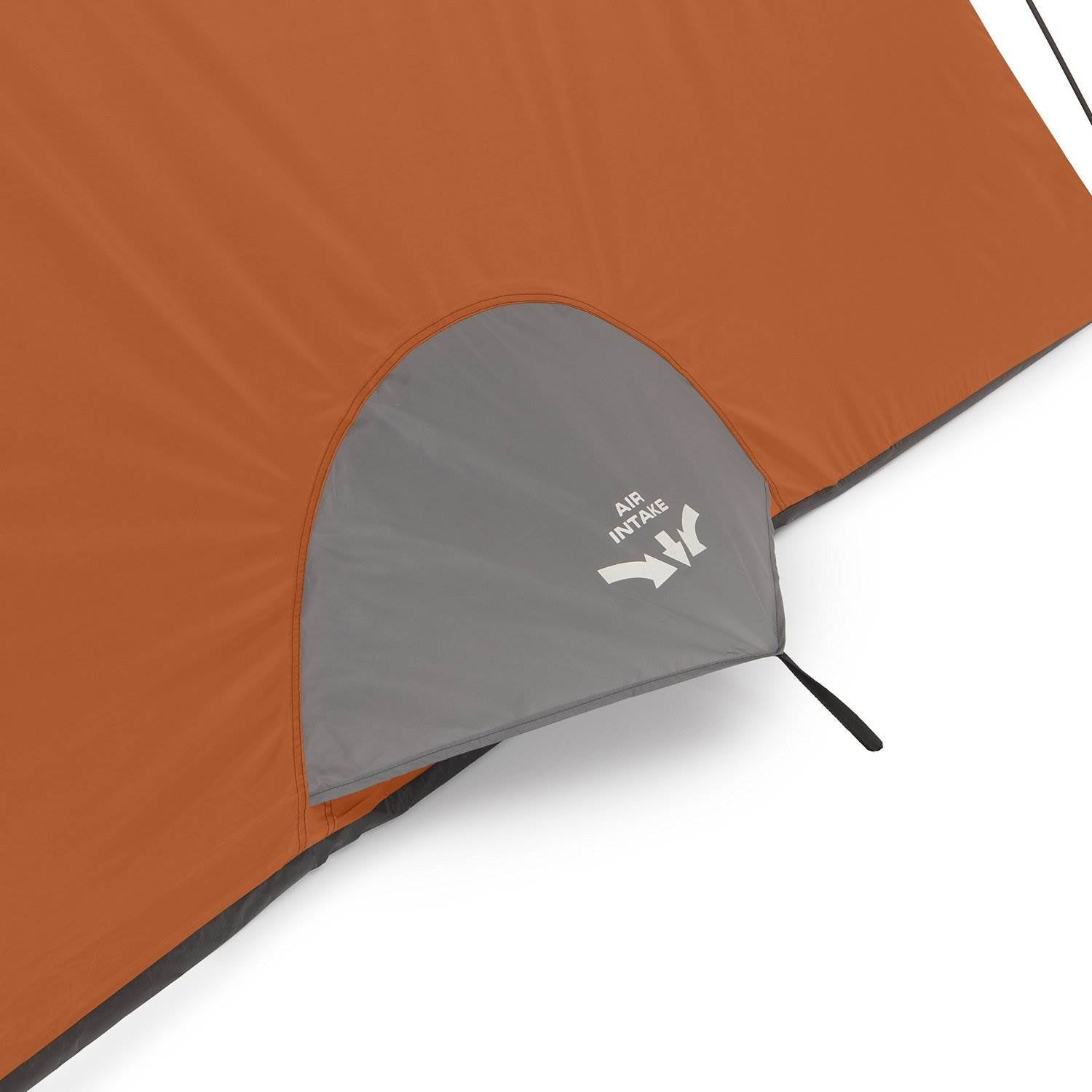 CORE Equipment 6 Person 11' x 9' Dome Camping Tent | Orange/Grey (Open Box)