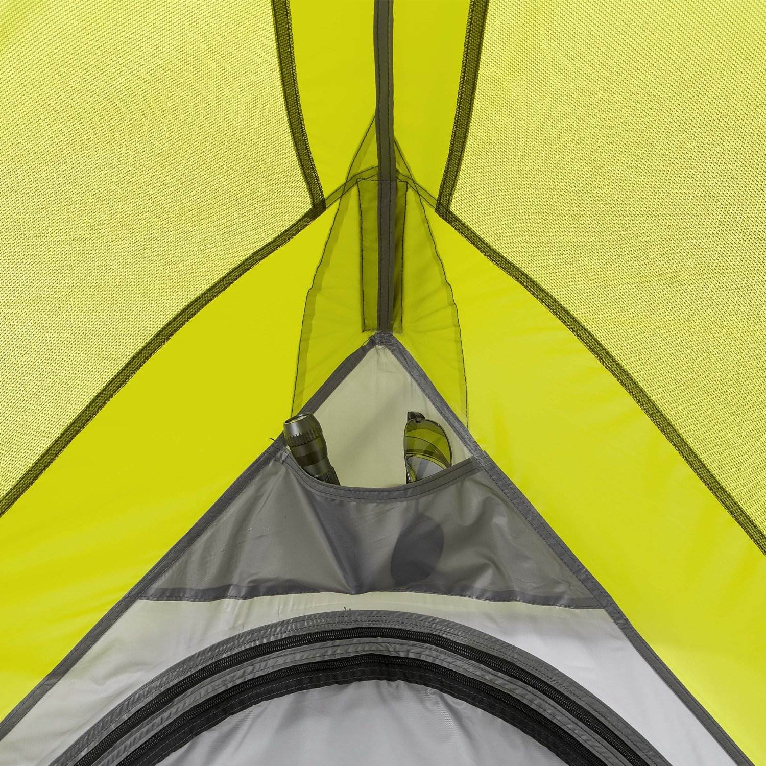 CORE Equipment 9 x 7-Foot 4-Person Dome Camping Tent, Green/Grey (Used)
