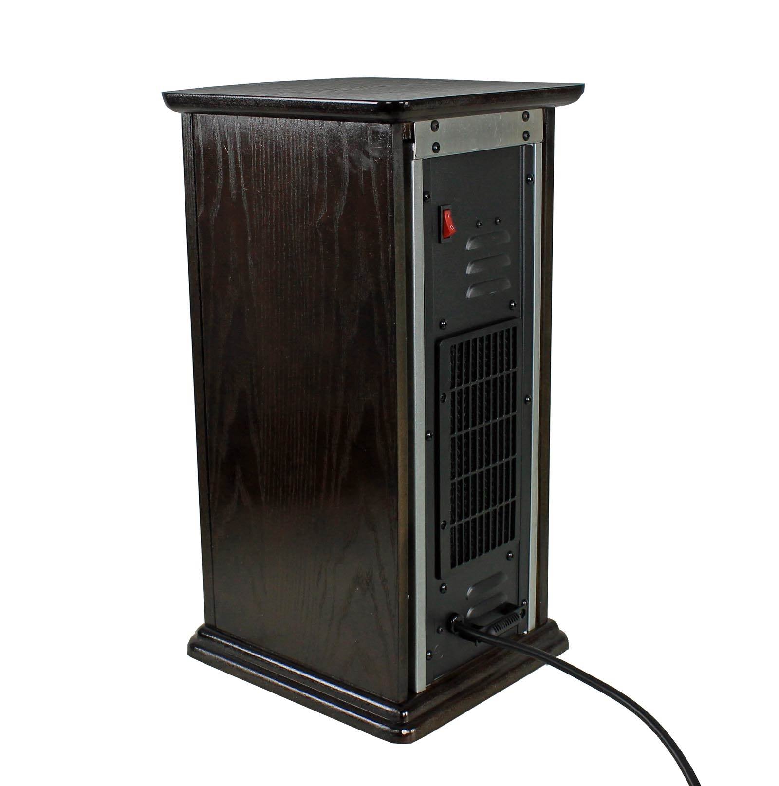 LifeSmart LifePro 150 Sq Ft Infrared Quartz Tower Heater + Mini Fireplace Heater - VMInnovations