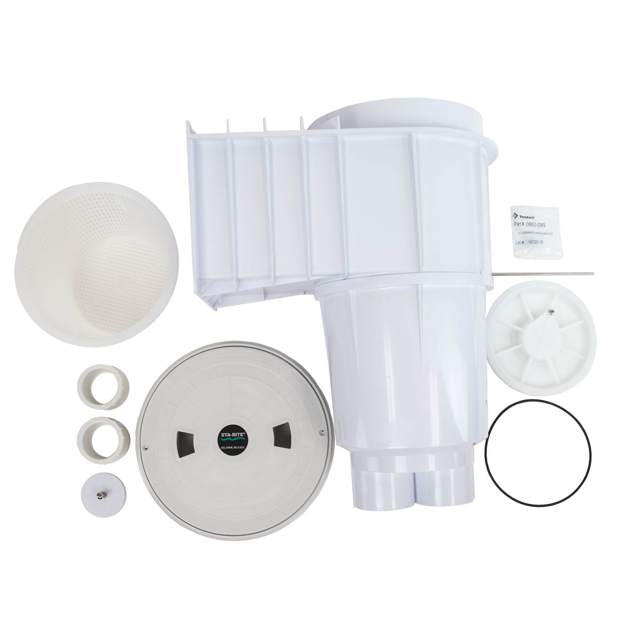 Pentair Sta-Rite U-3 SwimQuip In-Ground White Swimming Pool Skimmer | Used
