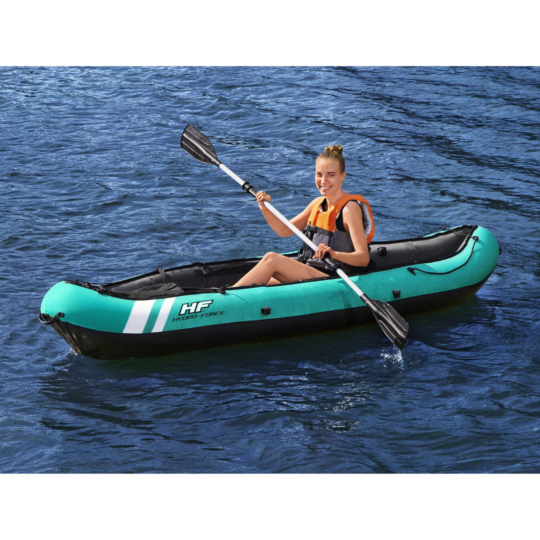 Bestway Hydro-Force Ventura 9' Single Person Inflatable Kayak Set with Paddle - VMInnovations