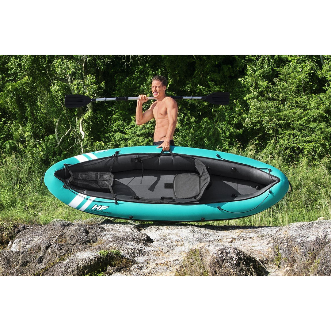 Bestway Hydro-Force Ventura 9' Single Person Inflatable Kayak Set with Paddle - VMInnovations