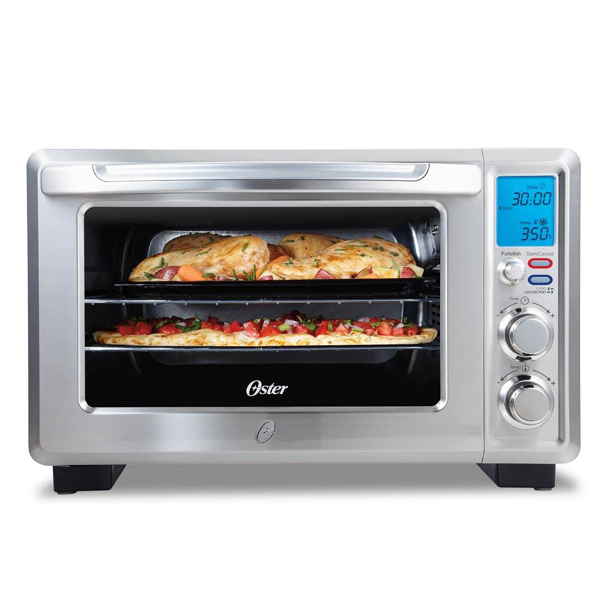 Oster Convection 6-Slice Digital Toaster Oven, Stainless Steel (For Parts)