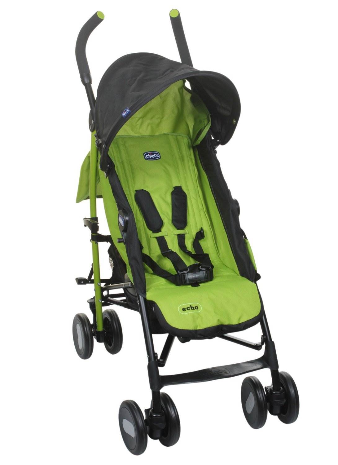 Chicco Echo Lightweight Folding Compact Umbrella Green Stroller, Jade (Open Box)