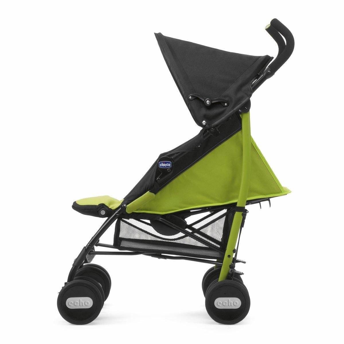 Chicco Echo Lightweight Folding Compact Umbrella Green Stroller, Jade (Open Box)