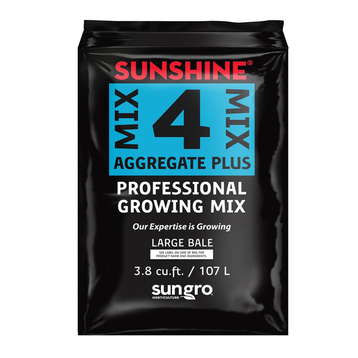 SunGro SUGRMIX4 Sunshine Mix #4 Compressed Professional Growing Mix, 3.8 Cu Ft - VMInnovations