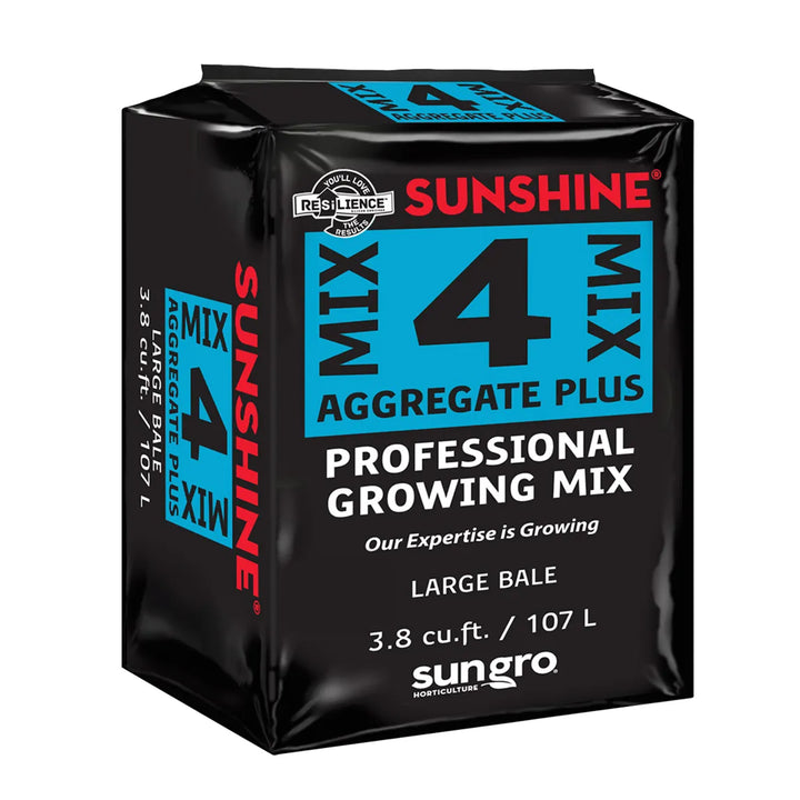 SunGro SUGRMIX4 Sunshine Mix #4 Compressed Professional Growing Mix, 3.8 Cu Ft - VMInnovations