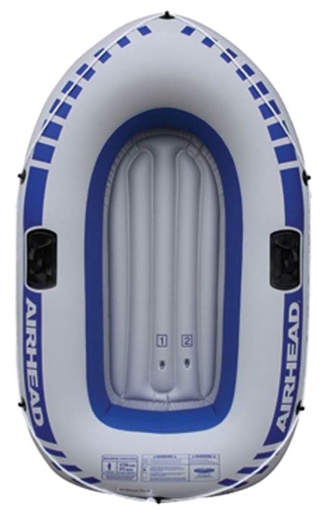 Airhead Lightweight Single Person Lake PVC Inflatable Boat AHIB-1 (Open Box)