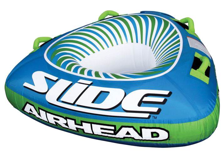 Airhead Slide Single Rider Inflatable Boat Triangular Towable Tube (Open Box)