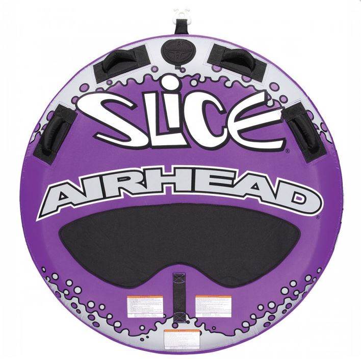 Airhead Slice Double Rider Inflatable Boat Lake Water Towable Tube (Used)