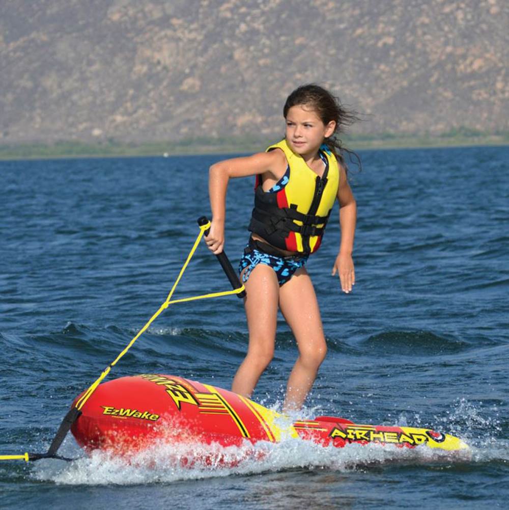 Airhead EZ Wake Trainer Inflatable Towable Wakeboard Bodyboard Tube | Open Box