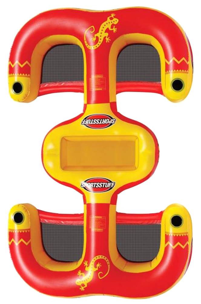 Sportsstuff Cantina Lounger 4-Person Inflatable Pool Beach Lake Raft | Open Box