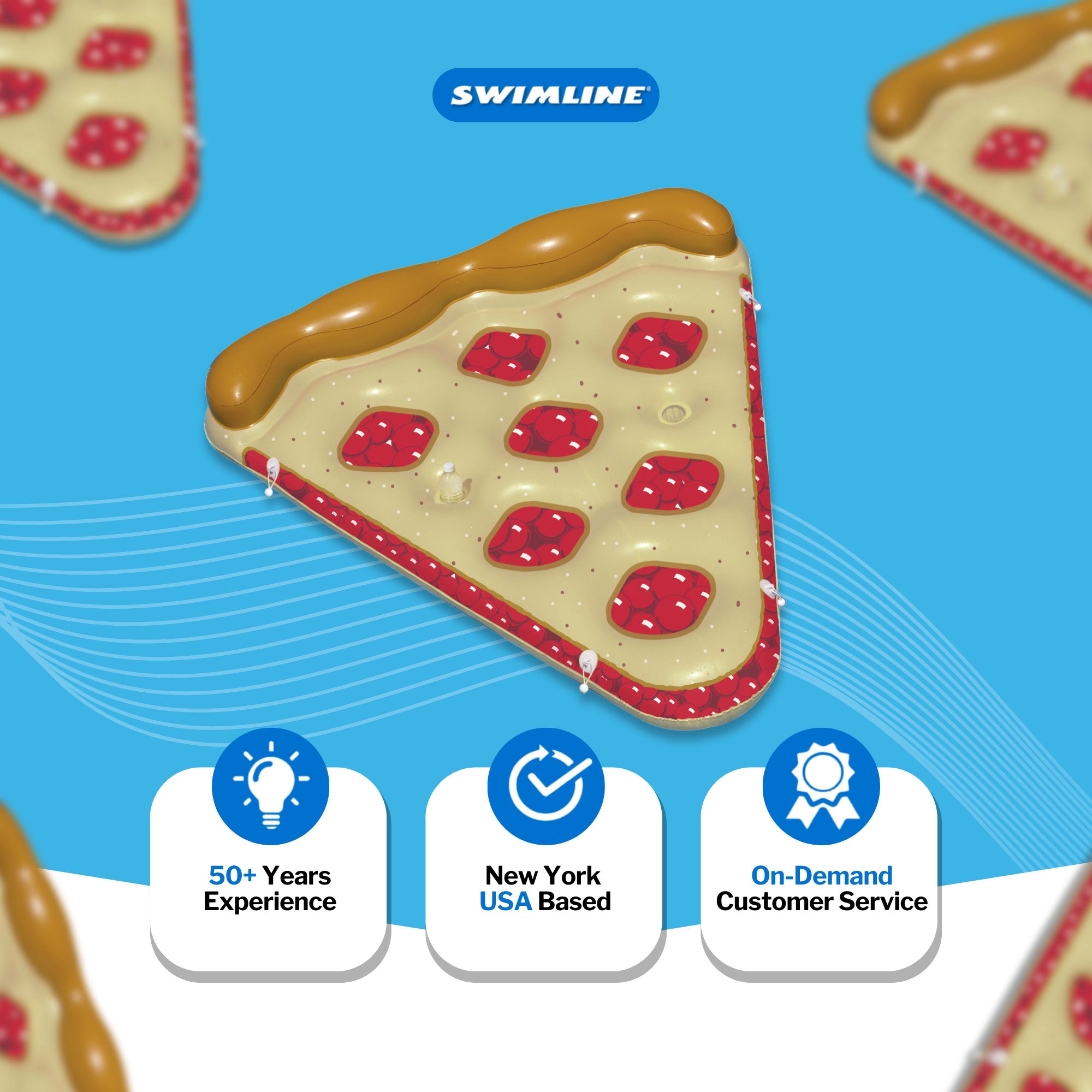 Swimline Swimming Pool Inflatable Cherry Pie Slice Float Raft Fun Toy | 90646