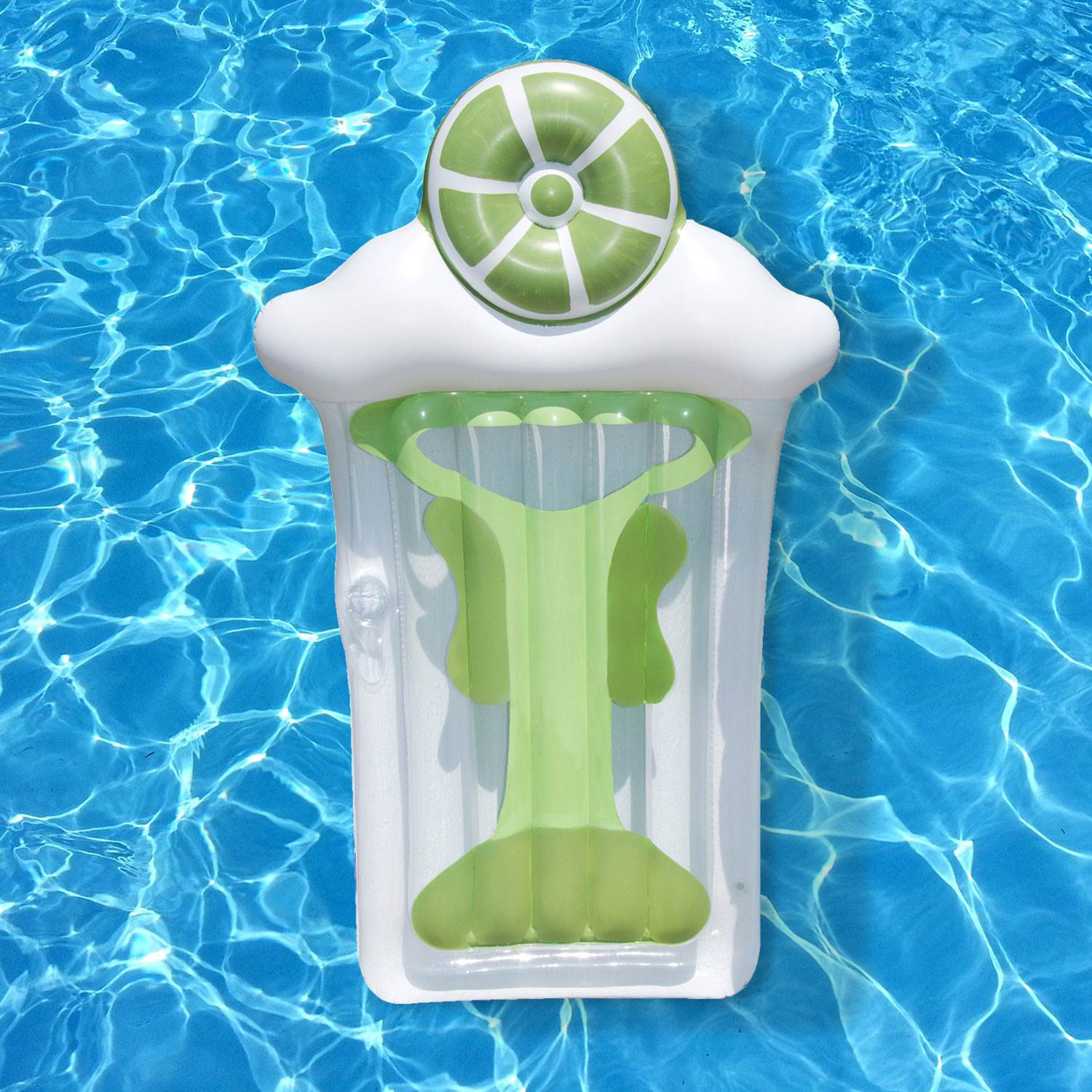 Swimline Margarita Float Inflatable Swimming Pool Toy Raft, Green (Open Box)
