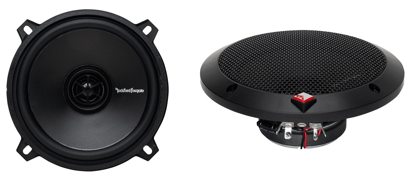 Rockford Fosgate 5.25" 5-1/4 160W 2-Way Coaxial Car Audio Speakers Pair (4 Pack)