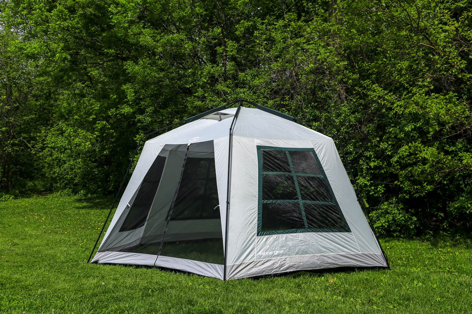 Tahoe Gear Aspen Creek Screen House Outdoor Picnic Shelter, Light Gray (Used)