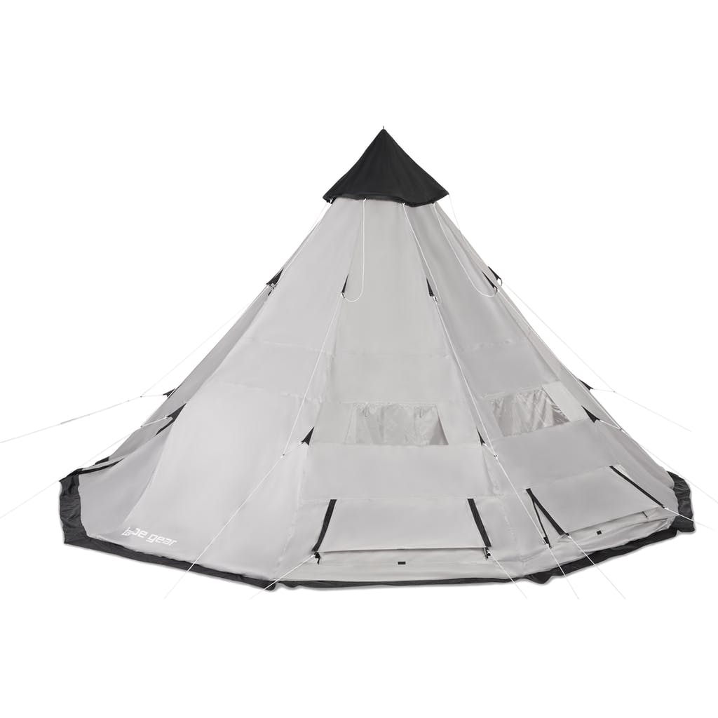 Tahoe Gear Bighorn XL 18' x 18' 12 Person Teepee Cone Shape Camping Tent