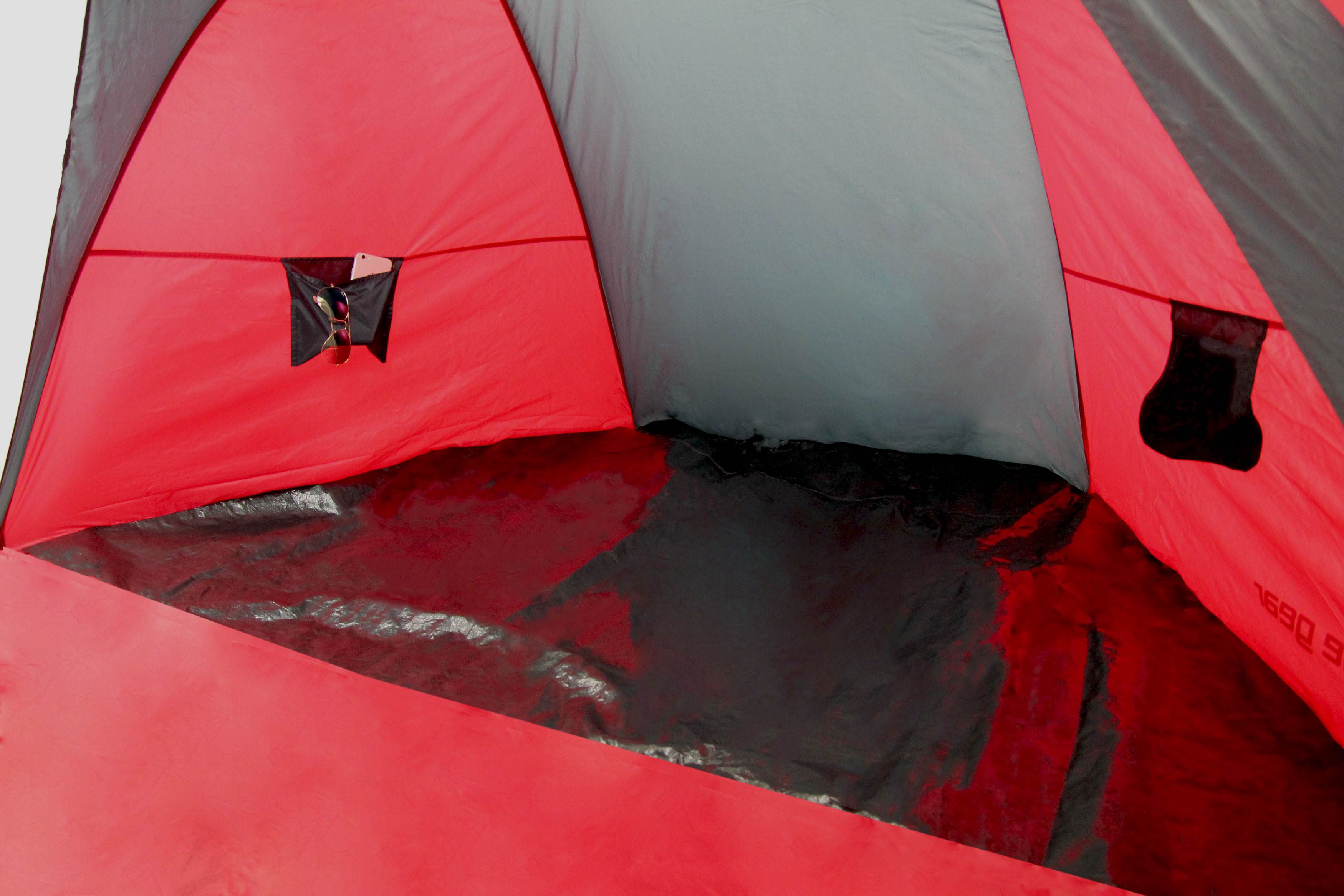 Tahoe Gear Coral Bay Sun Shelter and Beach Shade | Coral Red (Open Box)