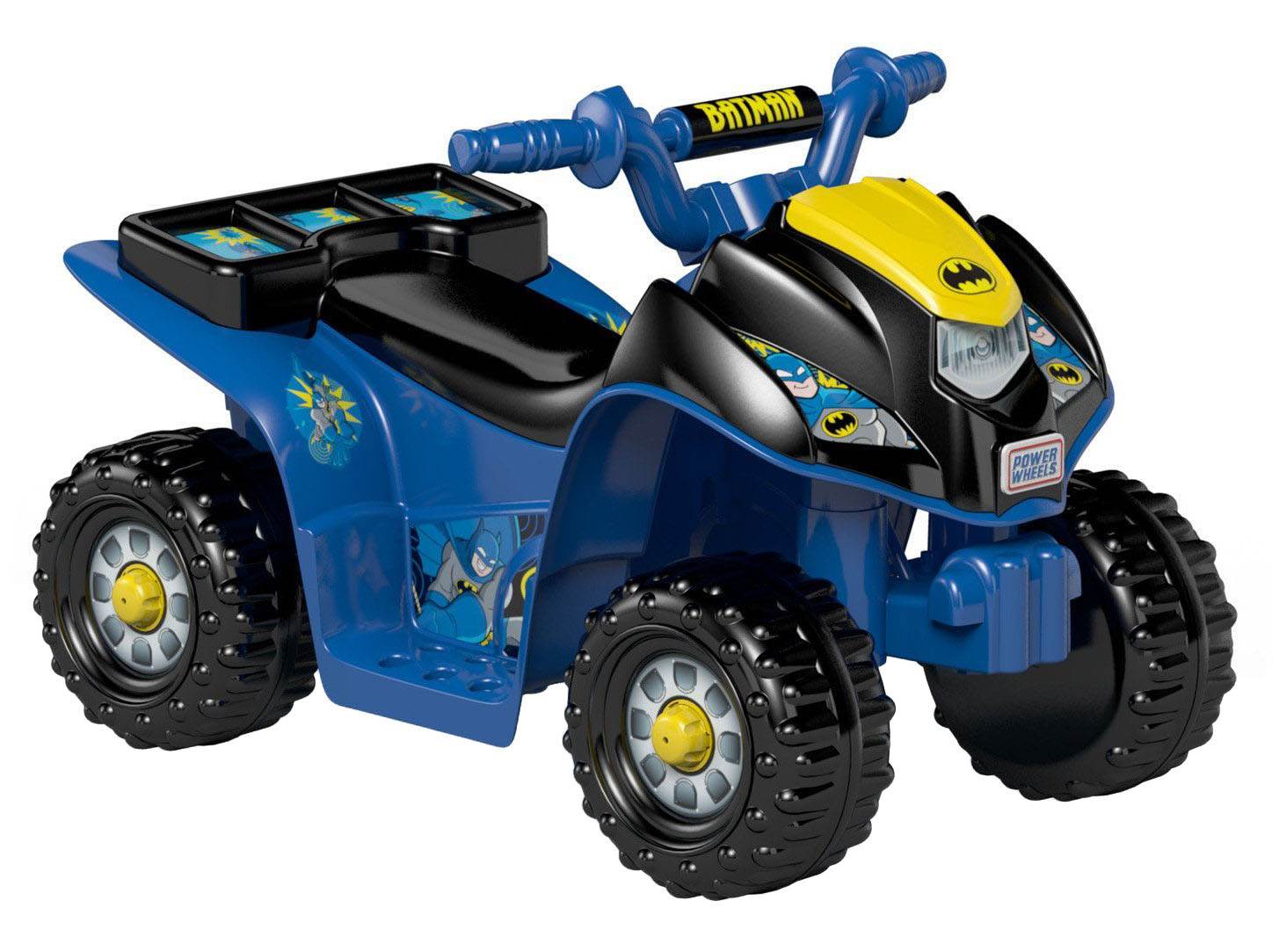 Fisher Price Power Wheels Batman Lil' Quad 6-Volt ATV Kids Ride-On (Open Box)