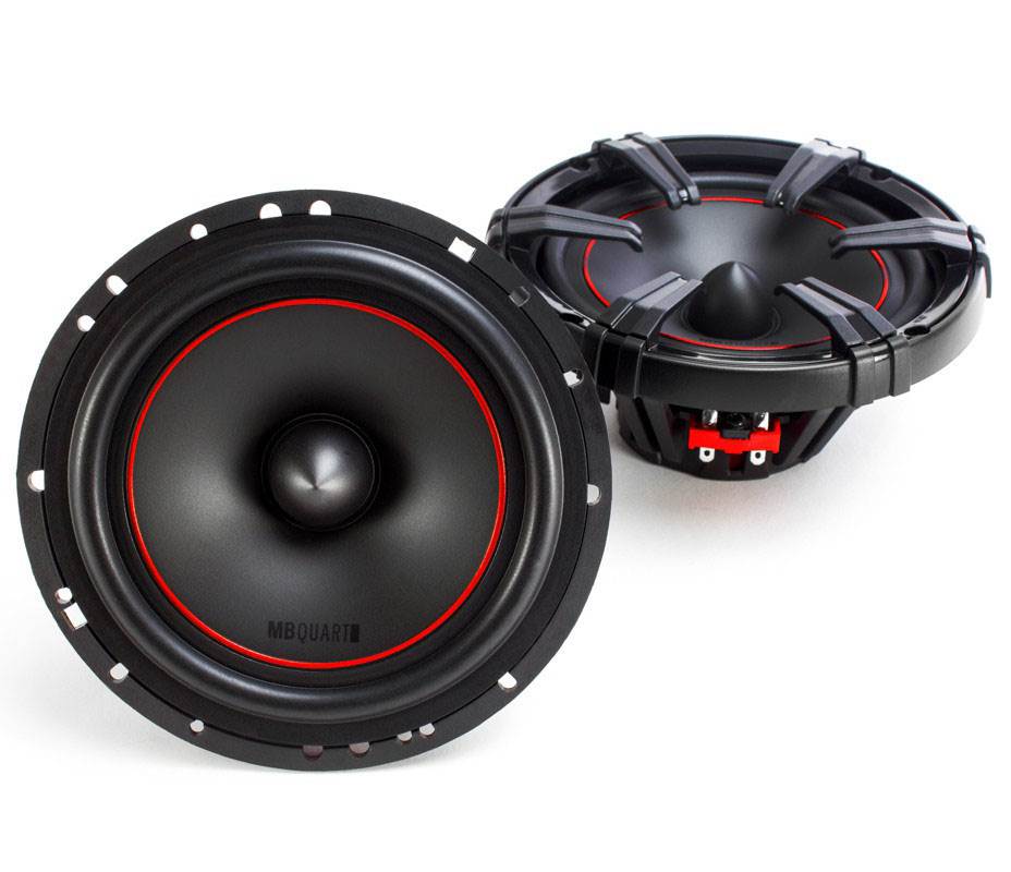 MB Quart 90 Watt Car Audio Components 6.5 Inch Speaker System X-Line (Open Box)