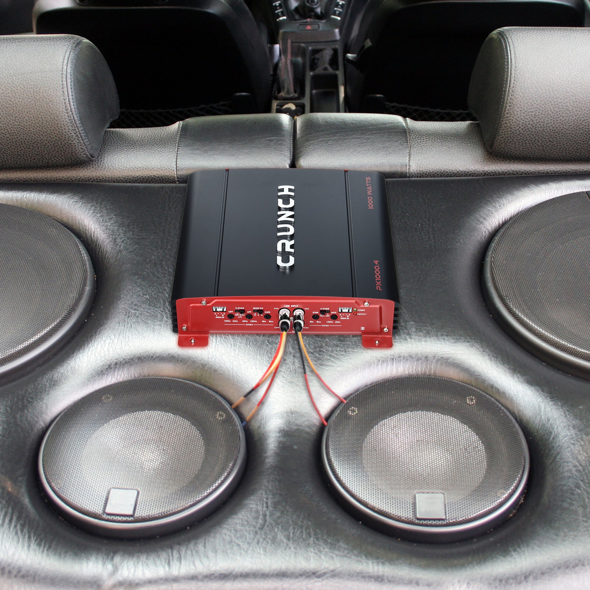 Crunch PX-1000.4 4 Channel 1000 Watt Amp A/B Class Car Stereo Power Amplifier - VMInnovations