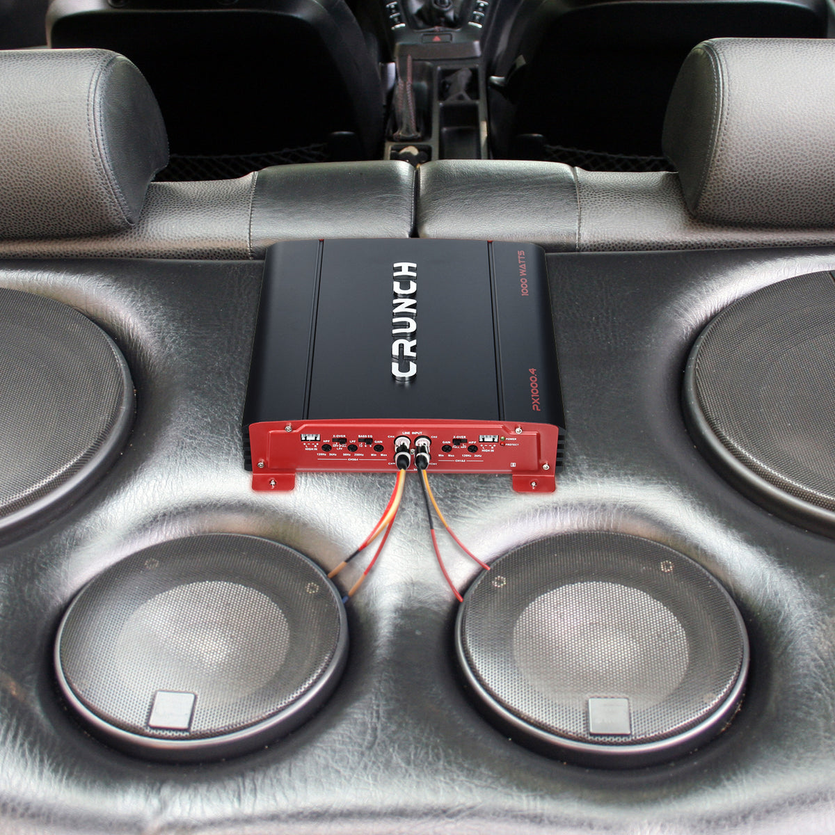 Crunch PX-1000.4 4 Channel 1000 Watt Amp A/B Class Car Stereo Power Amplifier - VMInnovations