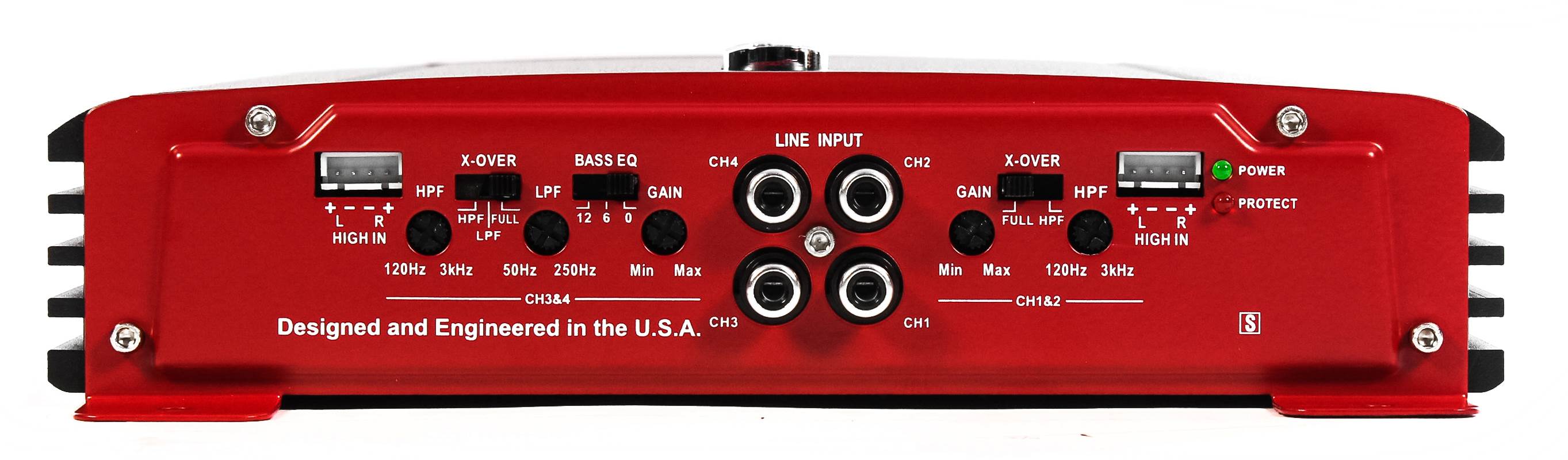 Crunch PX-1000 Car Stereo Amp with 2 3-Way Speakers and Soundstorm Wiring Kit - VMInnovations