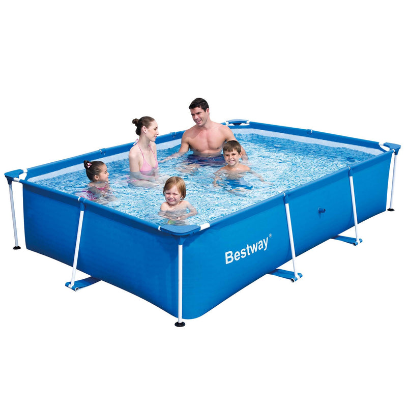 Bestway 118 x 79 x 26 Inches 871 Gallon Deluxe Frame Pool 56498 (Open Box)
