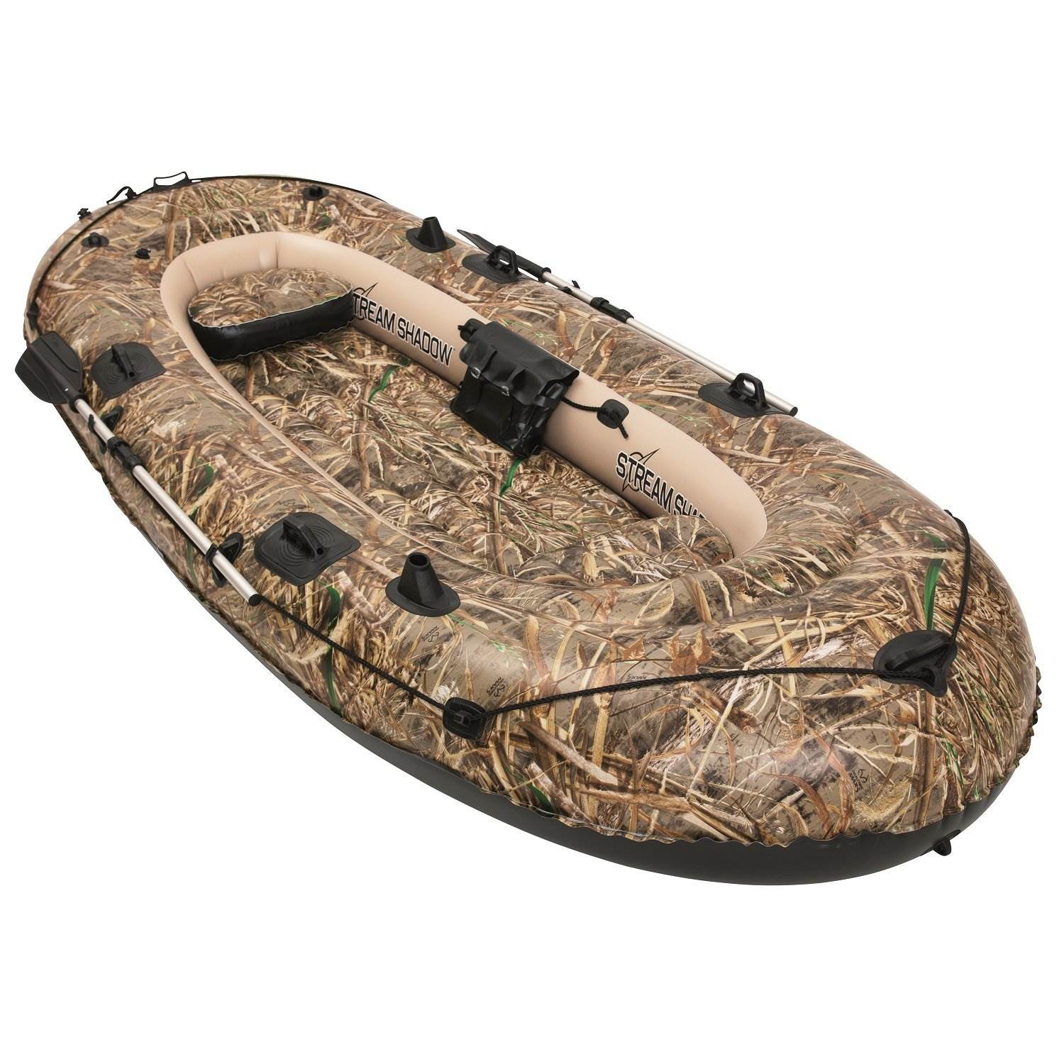 Bestway Hydro Force 137 x 56 Inches Stream Shadow Inflatable Boat (Open Box)